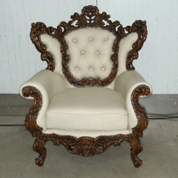 renovatie barok fauteuil